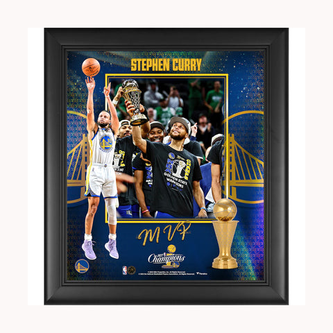 Stephen Curry and Klay Thompson Golden State Warriors Signed and Framed  Jerseys with LED Lighting - CharityStars