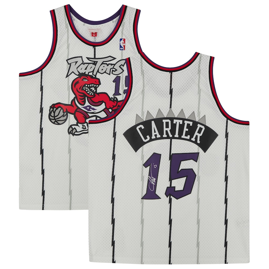 Vince Carter Signed Toronto Raptors White Jersey Framed Official NBA F – HT  Framing & Memorabilia